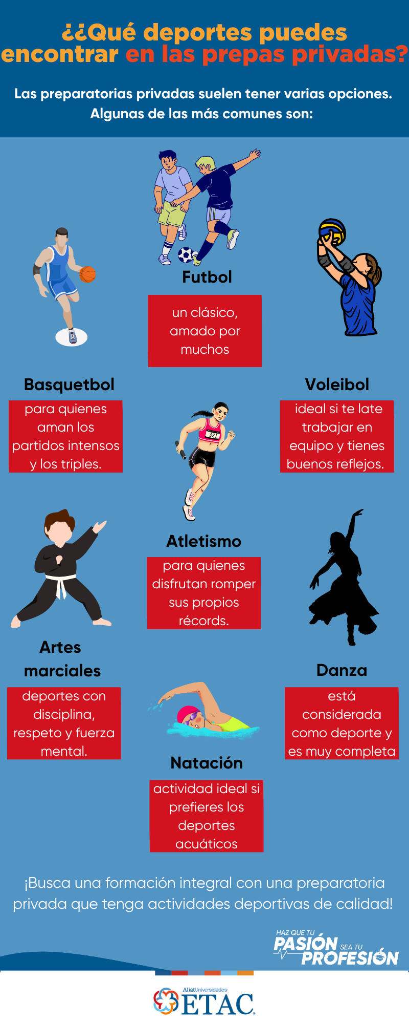 actividades extracurriculares y deportes
